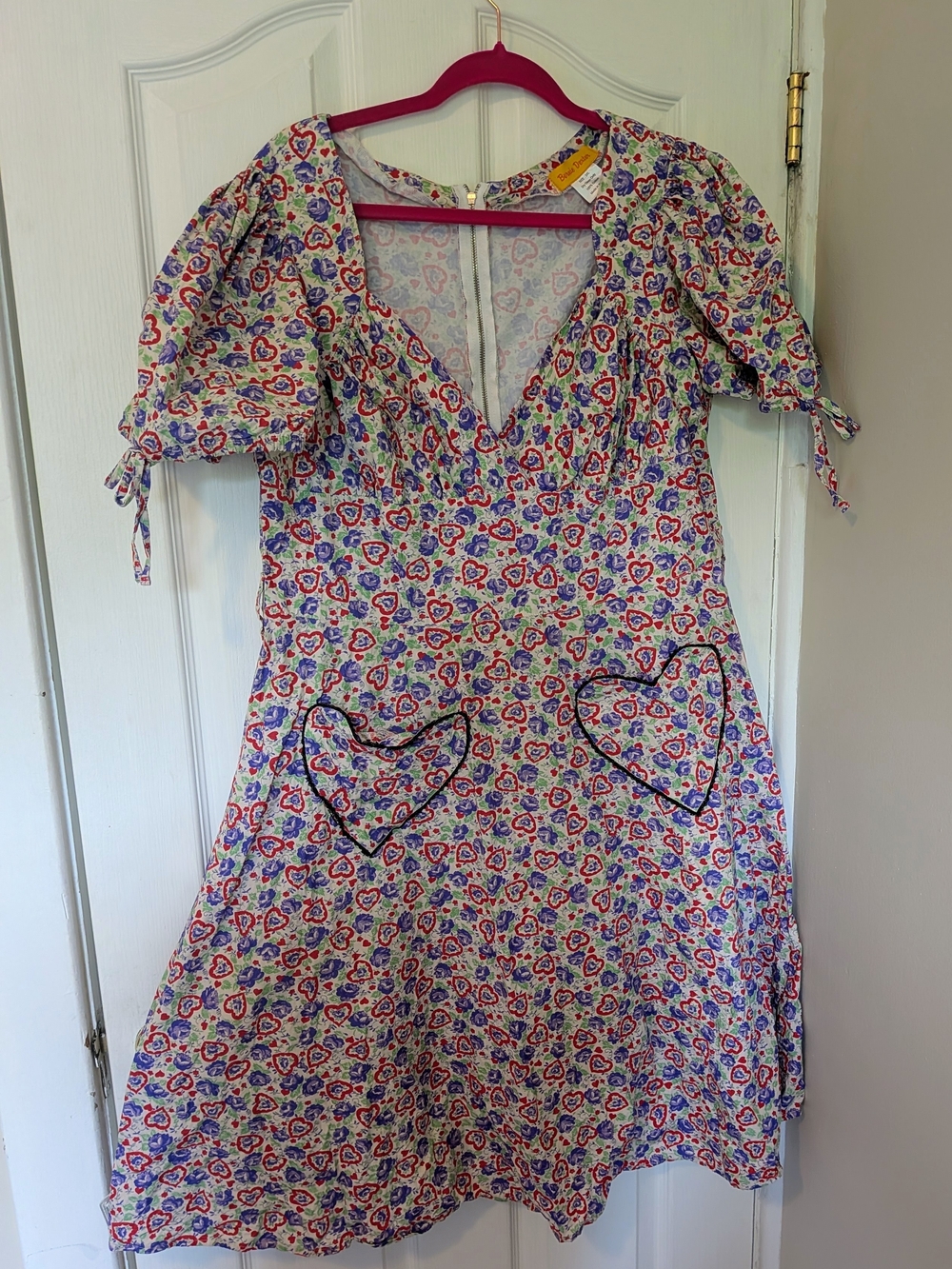 Bernie Dexter Heart Pocket Cotton Dress – 3XL (Fits Small)